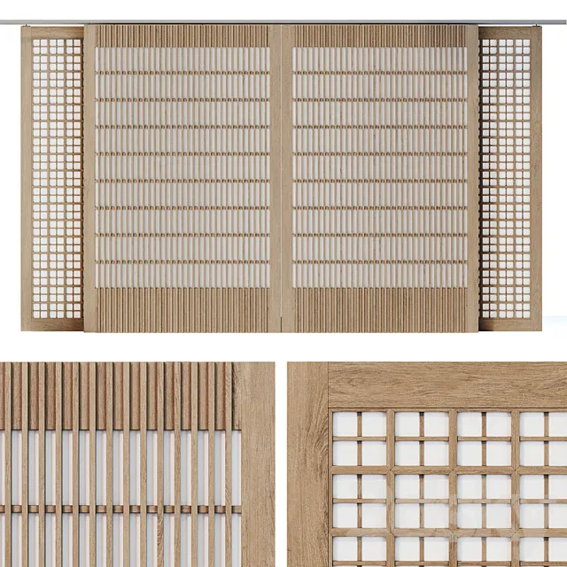 Sliding partition Japandi Free Download