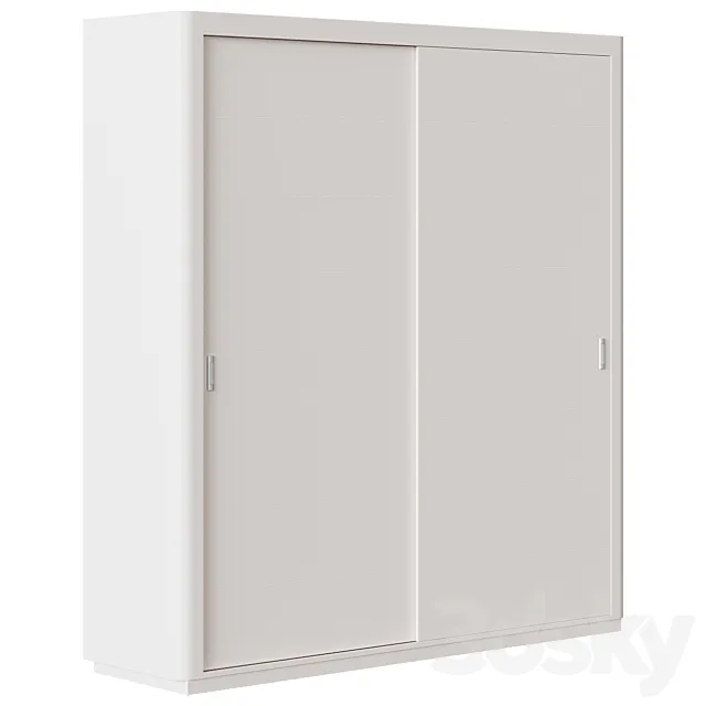 Sliding wardrobe 2 doors Maria 3D Model