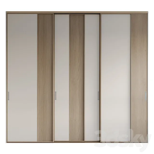 Sliding wardrobe Sedimenti Mr.Doors 3D Model