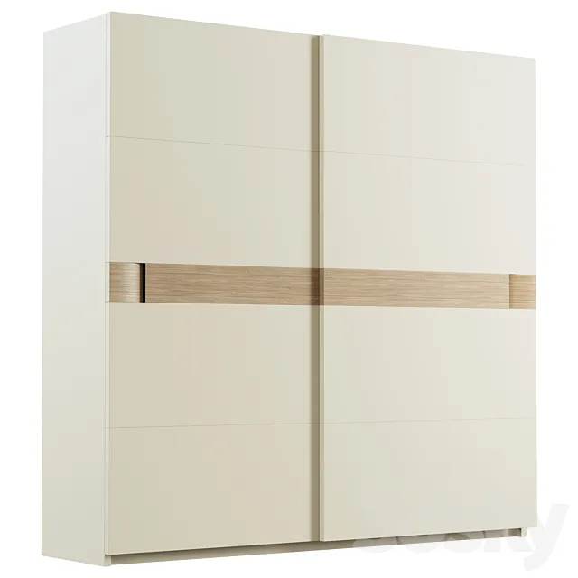Sliding wardrobe Trama 3D Model