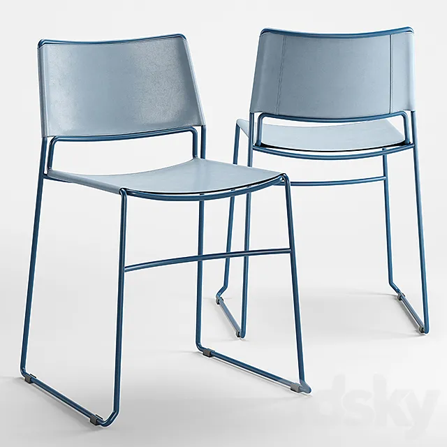 Slim S CU Chair 3D Model