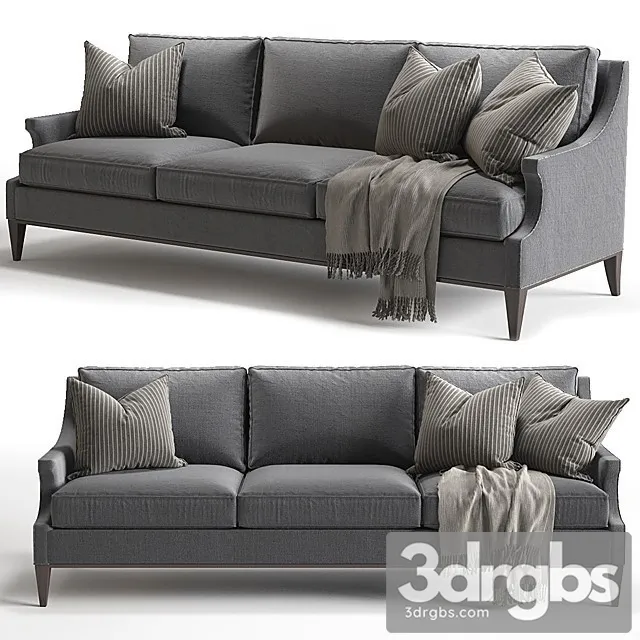 Sloan Slope Arm Sofa 3D Model Free