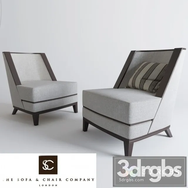Sloane Occasional Armchair 3D Model Free
