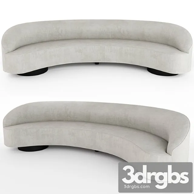 Sloane sofa by vladimir kagan 2 3D Model Free
