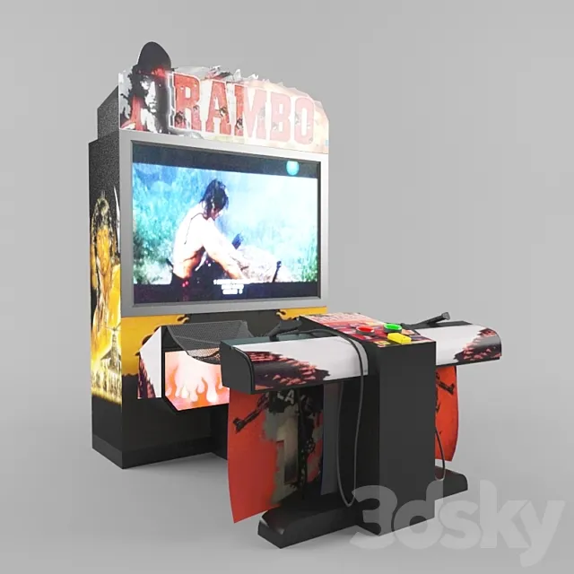 slot machine "Rambo" 3D Model
