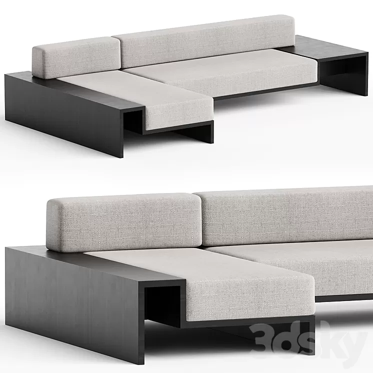Slow Corner Sofa 3D Model
