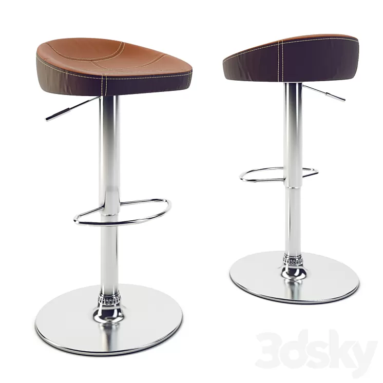 Slugger Bar Stool 3D Model