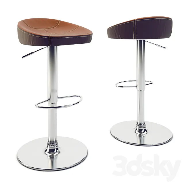 Slugger Bar Stool 3D Model
