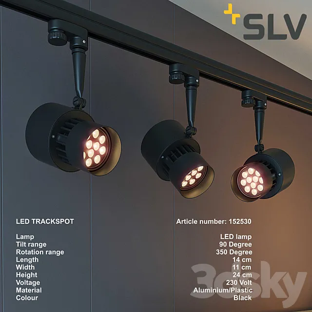 SLV TRACK SPOT 3D Model