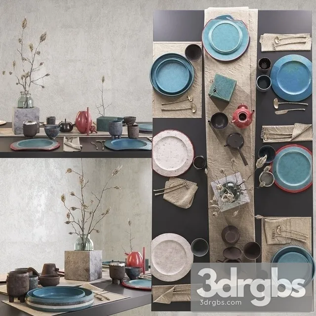 SMA Decor Set 3D Model Free