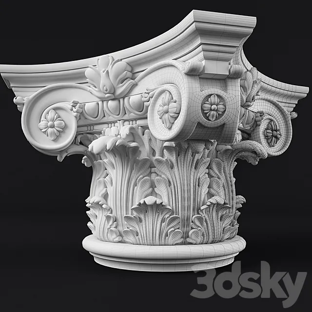 Small Caps 3D Model
