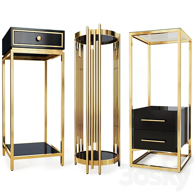 Small console Art Deco 02. Console table by LaLume Free Download