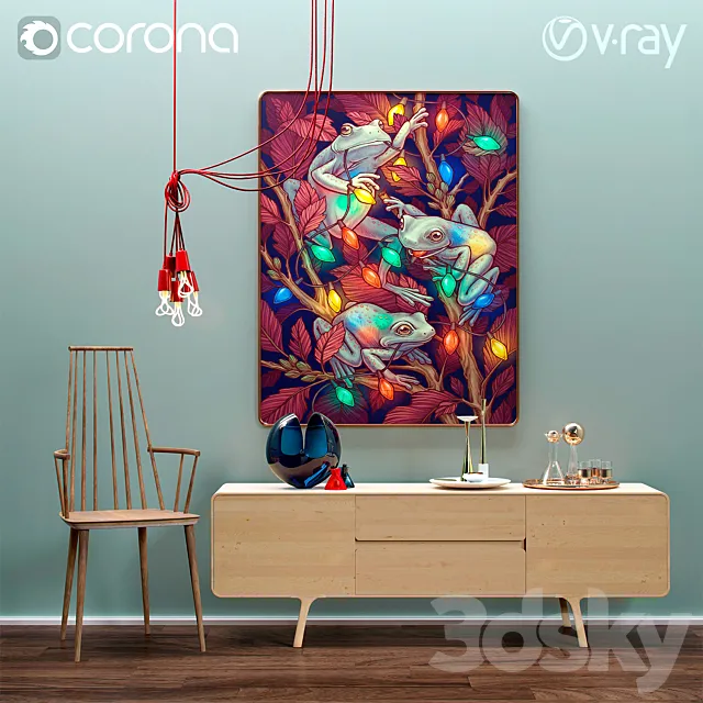 Small decorative set 3DModel