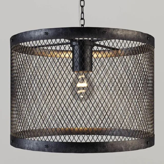 Small Hanging Shade Baltard 3D Model