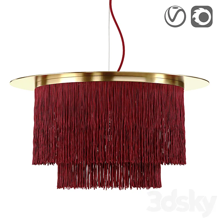 Small model lamp Frangie 3D Model Free