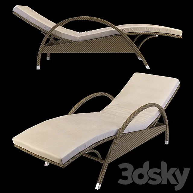 Smania Butterfly Lounge Chair 3D Model