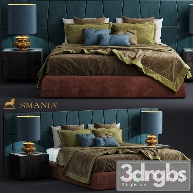 Smania Colorado Bed 02 3D Model Free