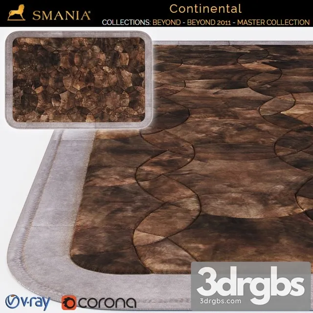 Smania Continental Carpet 3D Model Free