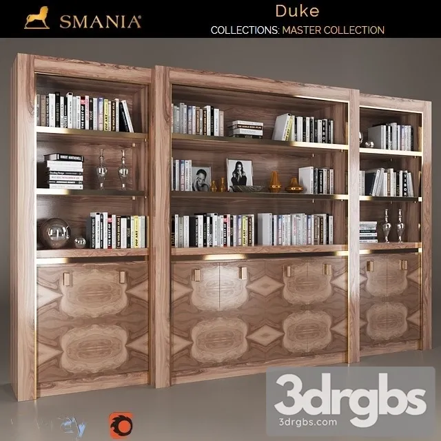 Smania Duke Bookcase 3D Model Free