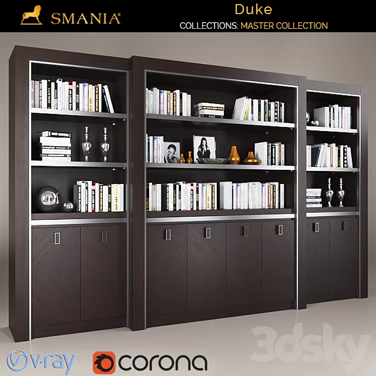 SMANIA DUKE wardrobe 8 doors 3D Model