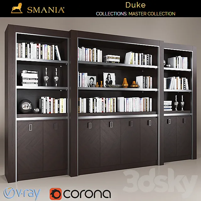SMANIA DUKE wardrobe 8 doors 3DModel