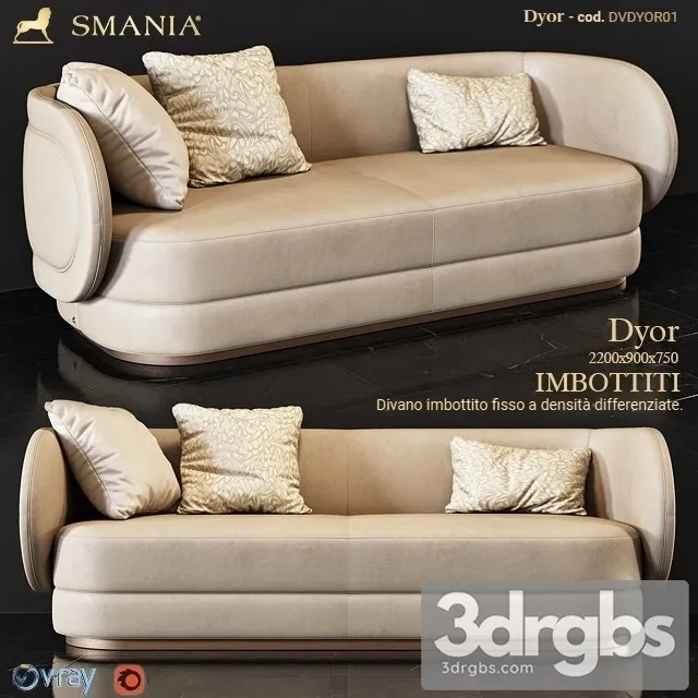 Smania Dyor Sofa 3D Model Free