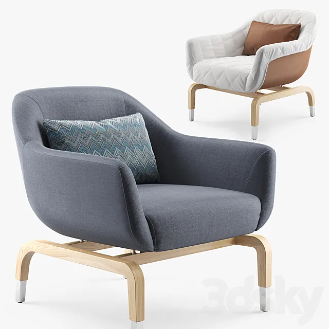 SMANIA FIGI armchair 3DModel