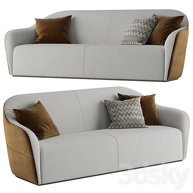 Smania gramercy sofa 3D Model