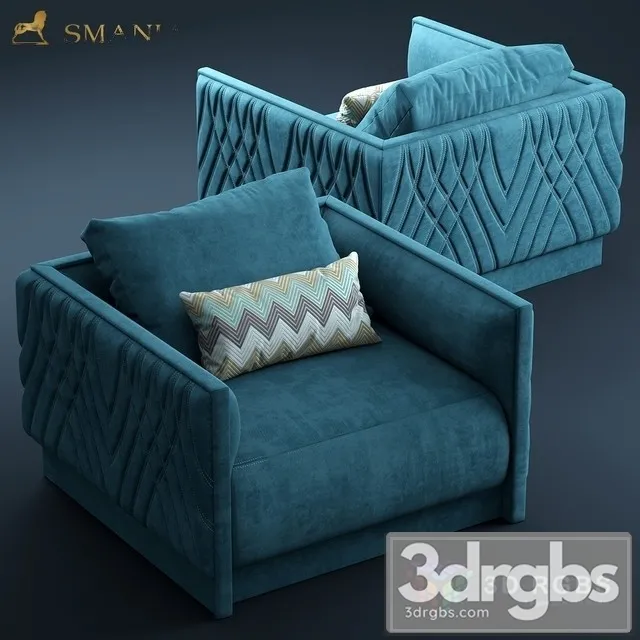Smania Miami Armchair 3D Model Free