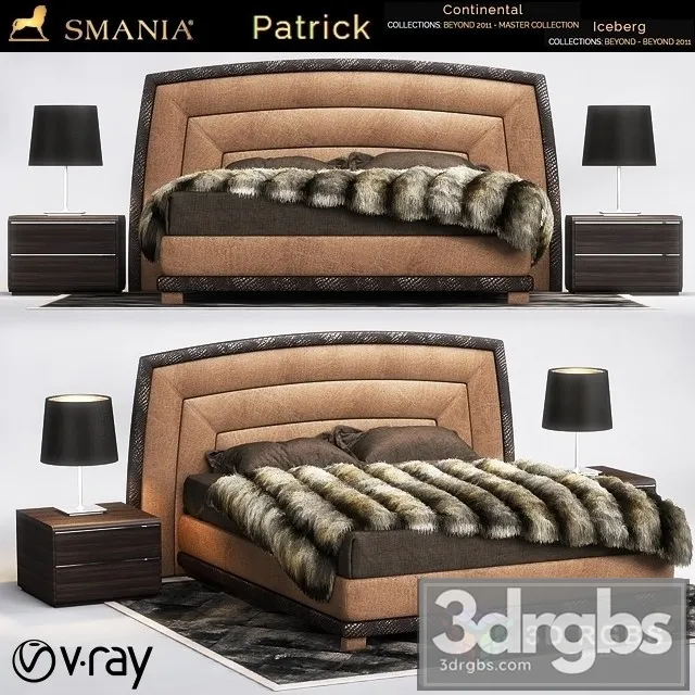 Smania Patrick Bed 3D Model Free