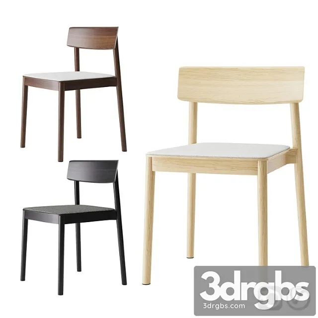 Smart chair with pillow by andreu world 2 3D Model Free