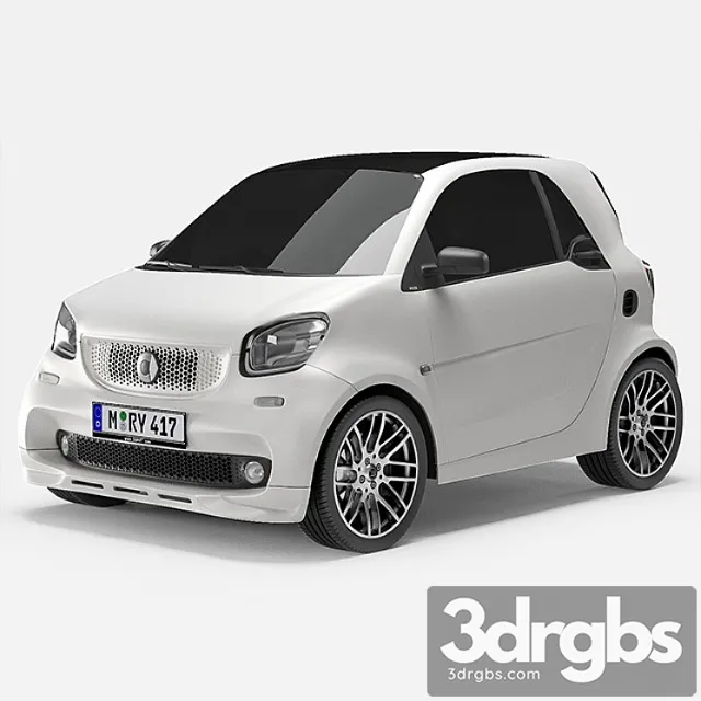Smart fortwo brabus 3D Model Free