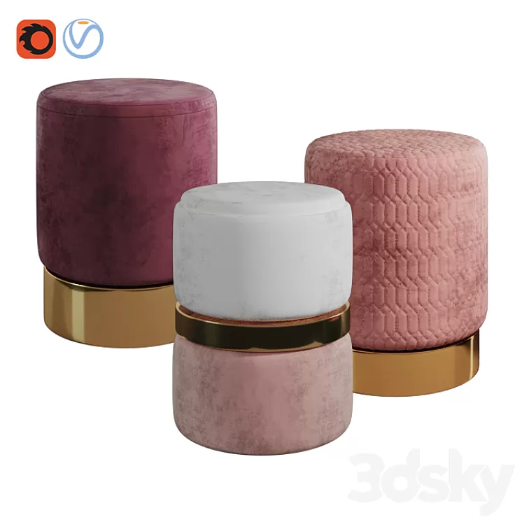 Smart living_poof 3D Model