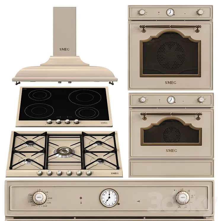 Smeg Cortina 3D Model Free