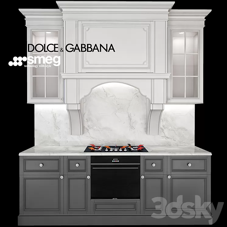 Smeg Dolce stil novo 3D Model