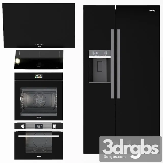 Smeg Equipment Set 3D Model Free
