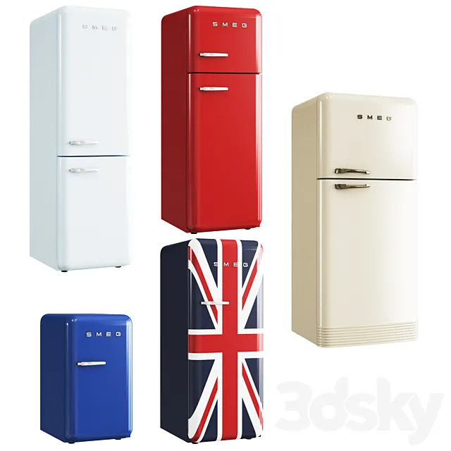 SMEG FAB Refrigerator 3DModel