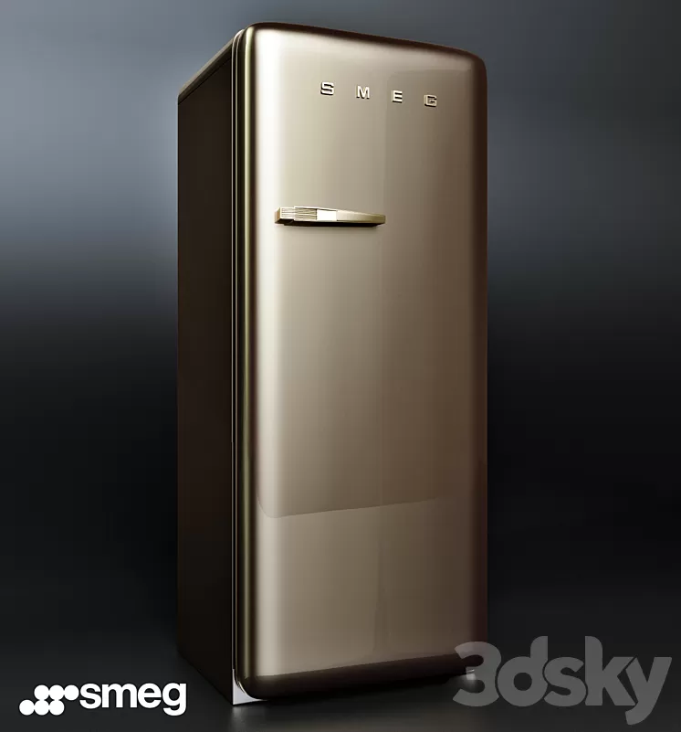 Smeg Fridge 3D Model