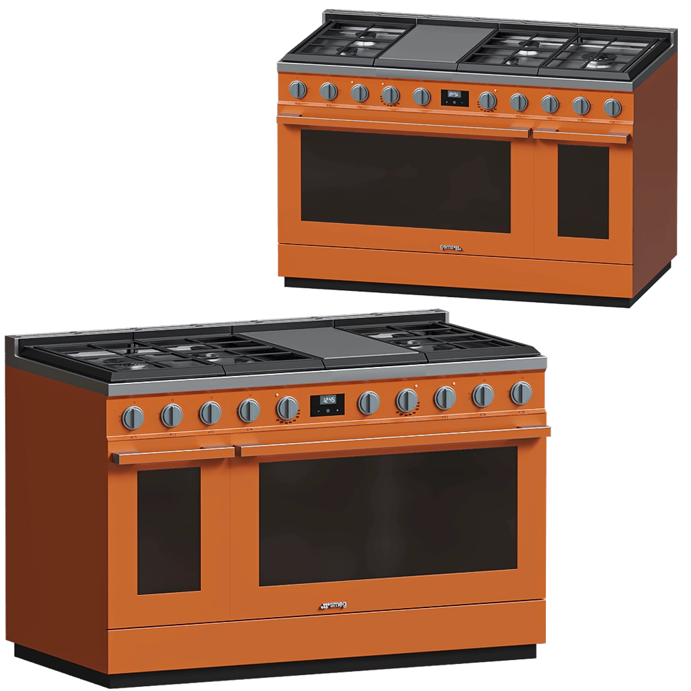 Smeg - Gas Range Portofino CPF48UGMOR 3D Model