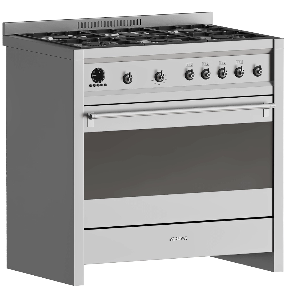 Smeg - Gas stove A1-7 3D Model