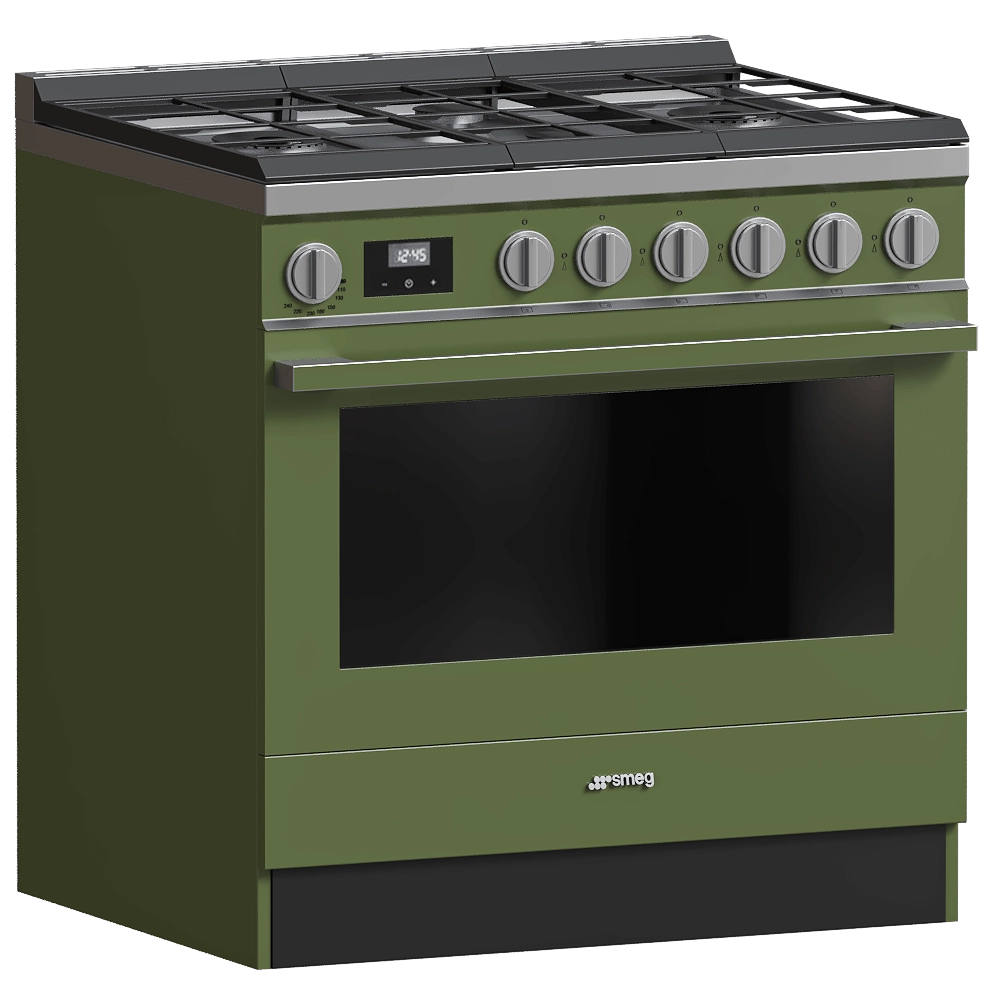 Smeg - Gas stove CPF30UGGOG 3D Model