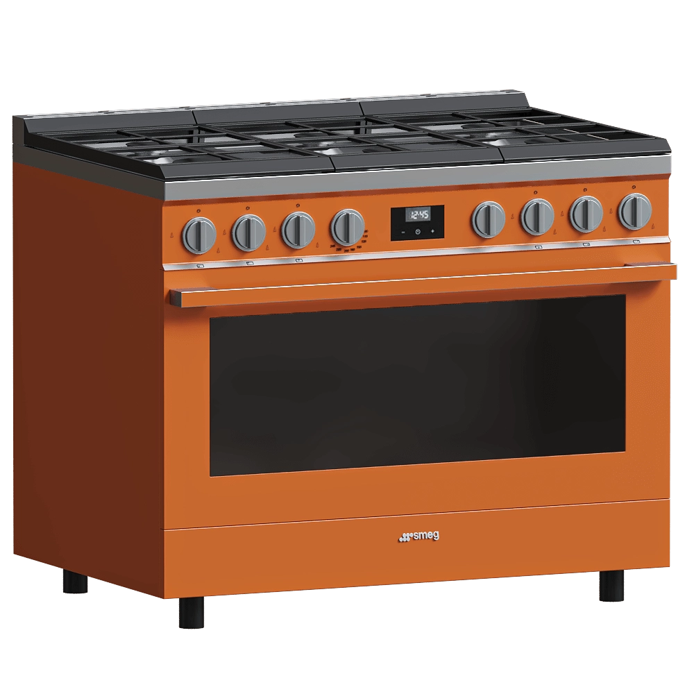 Smeg - Gas stove CPF9GMOG1 3D Model