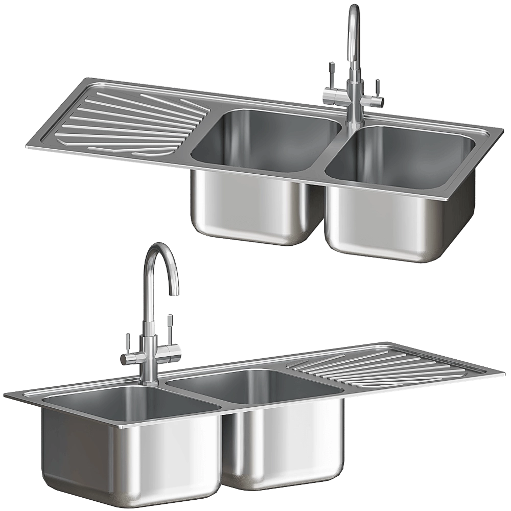 Smeg - Kitchen sink APM116D 3D Model