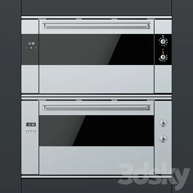 Smeg - oven SF9315XR and SF9310XR 3D Model