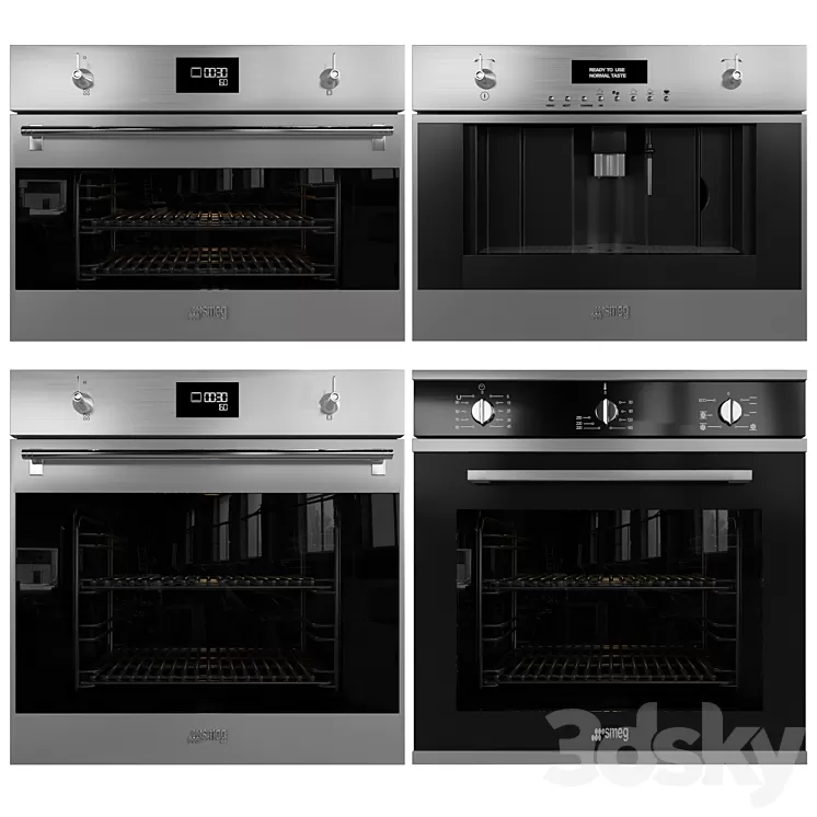Smeg Ovens 3D Model Free