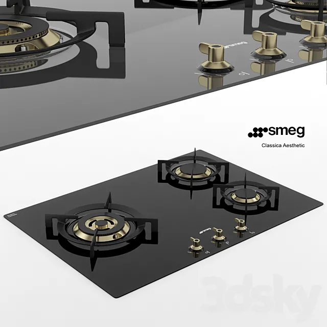 Smeg PC73GNO 3D Model