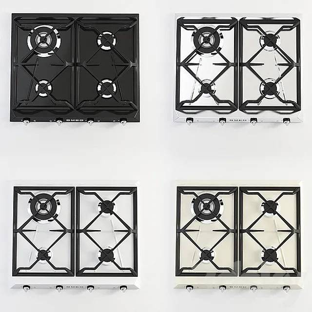SMEG SR964BGH. SR964NGH. SR964NGH. SR964XGH 3DModel