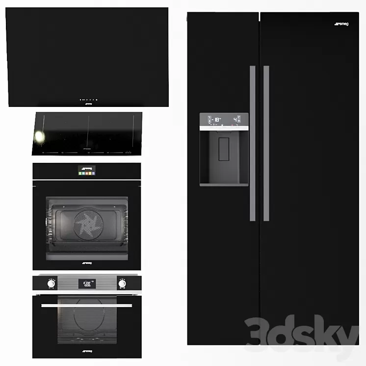 Smeg Technique Set 3D Model