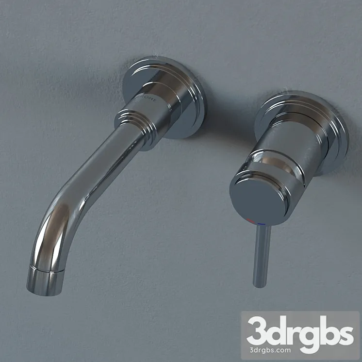 Smesitel Grohe Atrio Two Hole Basin Mixer S Size 3D Model Free