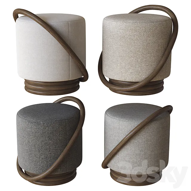 smile pouf porada 3DModel